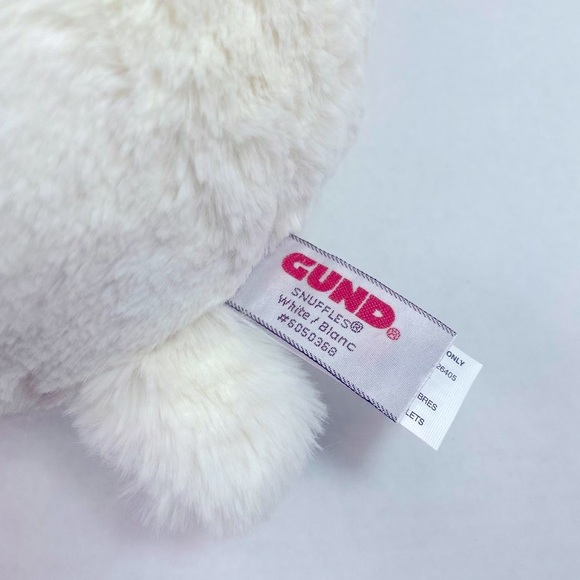 Gund Snuffles 6050368 10” BNWT Cream/White - Picture 8 of 12